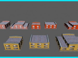 small bank building 3D Model