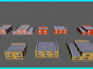 small bank building 3D Model