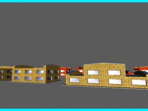 small bank building 3D Model