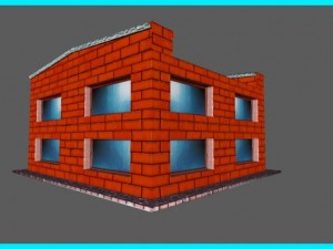 small bank building 3D Model