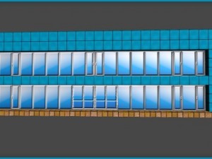 toon textured officetrade building Modelo 3D