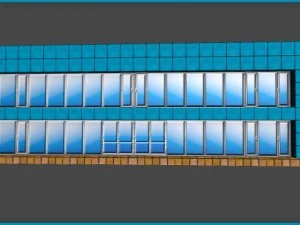 toon textured officetrade building 3D Model