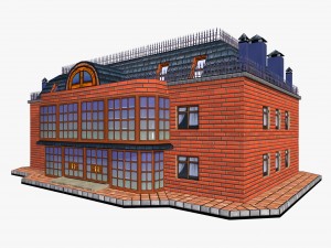 house apartments building Modèle 3D