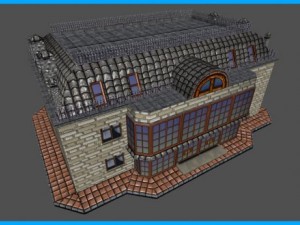 house apartments building Modello 3D