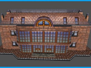 house apartments building Modello 3D