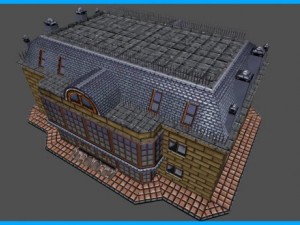 house apartments building Modello 3D