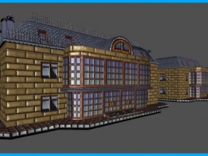 house apartments building Modello 3D