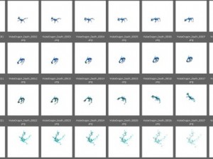 animated water dragon png sequenses Modelo 3D