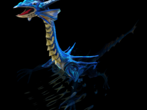 animated water dragon png sequenses Modelo 3D