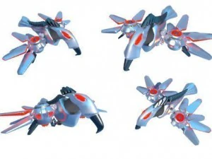 robot bird png gif avi animations 3D Model