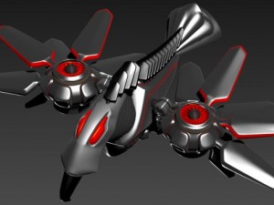 animated robot bird Modelo 3D
