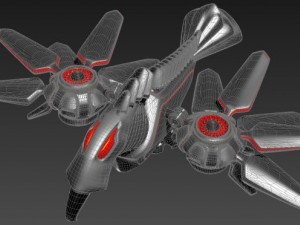 animated robot bird Model 3D