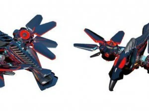 animated robot bird 3D Model