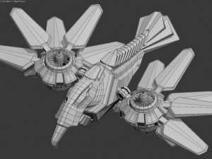 animated robot bird Model 3D