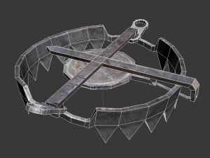 animated 3d trap 3D Model