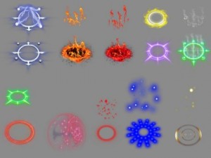 animated aura pack sprite sheets for unity3d 3D Model