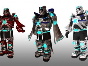 scifi armor set 2 3D 모델