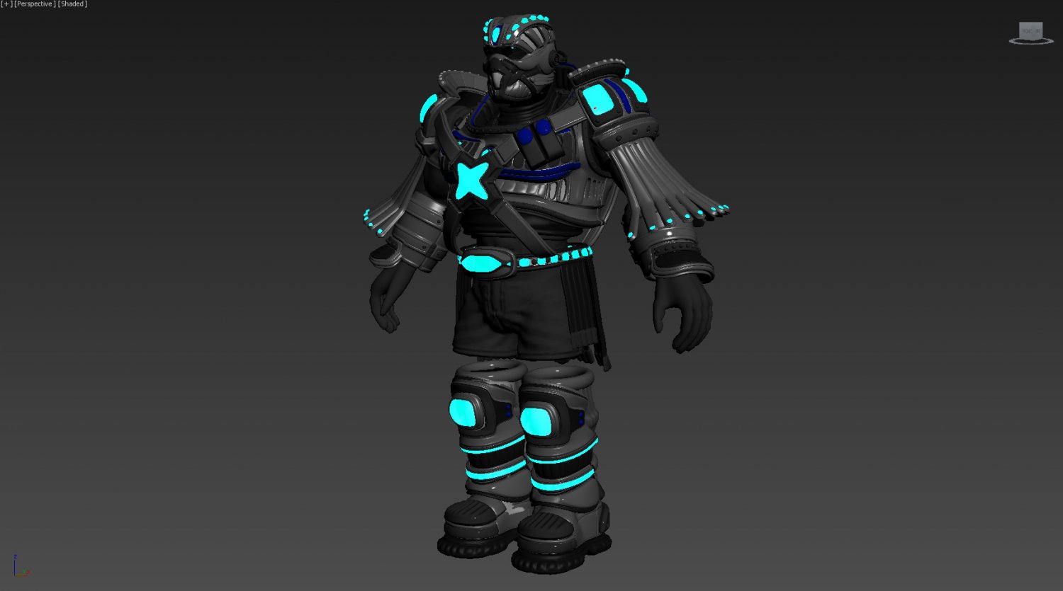 Scifi Armor Set 2 3d Model In Armor 3dexport