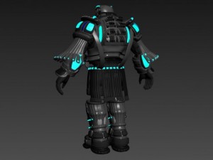 scifi armor set 2 3Dモデル