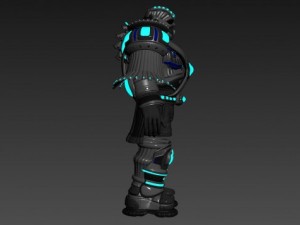scifi armor set 2 3Dモデル