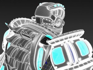 scifi armor set 2 3Dモデル