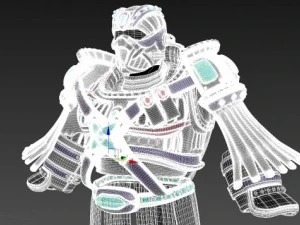 scifi armor set 2 3D Model