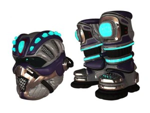 scifi armor set 2 3D Model
