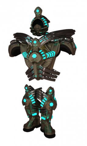 scifi armor set 1 Modelo 3D .c4d .max .obj .3ds .fbx .stl .blend 