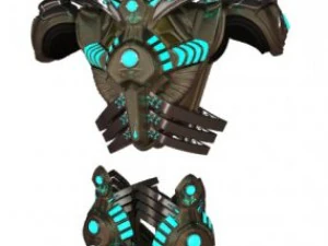 ensemble d'armure scifi 1 Modèle 3D