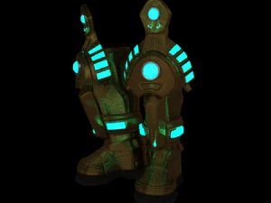 scifi armor set 1 3D Model