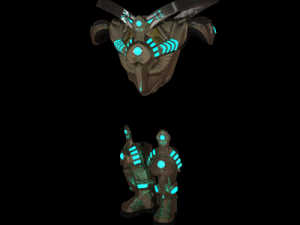 scifi armor set 1 Modelo 3D
