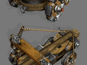 medieval balista Model 3D