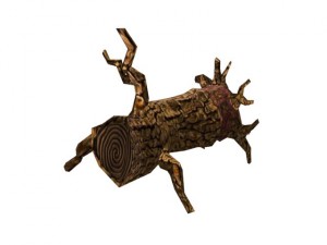 toon textured dead tree Modelo 3D