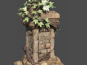 fantasy altar 3D Model