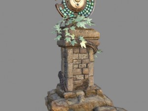 fantasy altar 3D Model