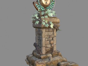 fantasy altar 3D Model