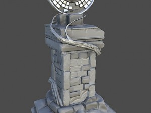 fantasy altar 3D Model