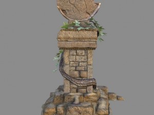 fantasy altar 3D Model