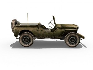 willys army jeep 3D Model