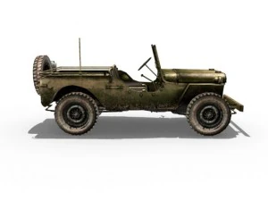 willys army jeep 3D Model