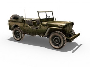 willys army jeep 3D Model