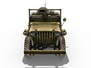 willys army jeep 3D Model