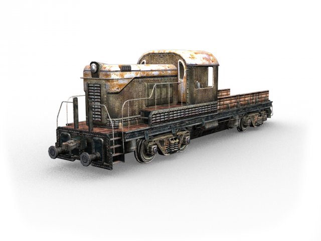 locomotive 3D 모델 .c4d .max .obj .3ds .fbx .stl .blend 