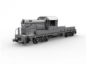 locomotive 3D Model