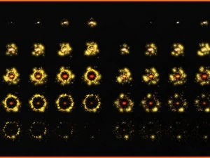 2d explosion animations pack 3D Model