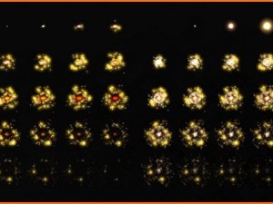 2d explosion animations pack Modello 3D