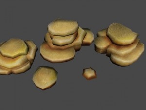 desert stones 3D Model