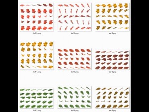 animated tree leaves particles 3D 模型