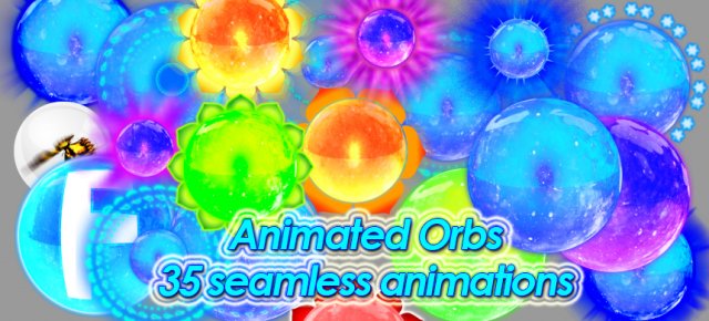 2d animated orbs 3D Model .c4d .max .obj .3ds .fbx .stl .blend 