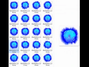 2D анимированные шары 3D Модель